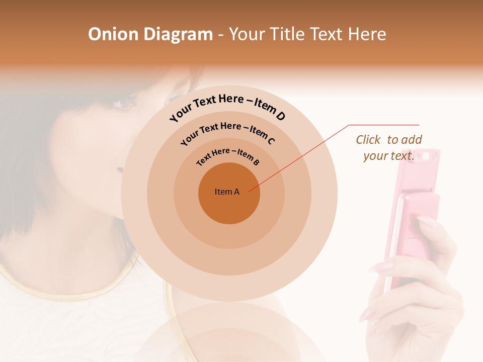 Sms Chatting Pink PowerPoint Template