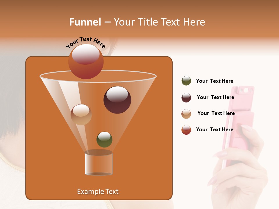 Sms Chatting Pink PowerPoint Template
