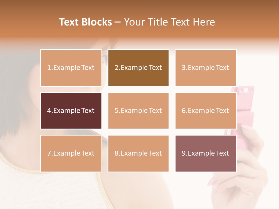 Sms Chatting Pink PowerPoint Template