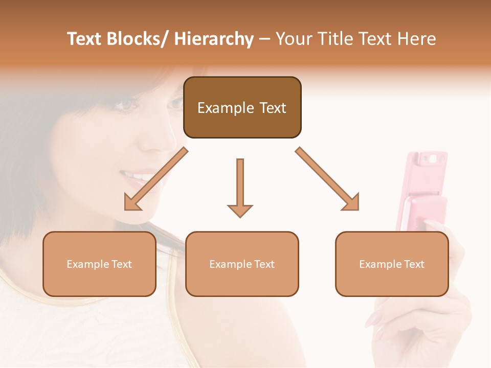 Sms Chatting Pink PowerPoint Template