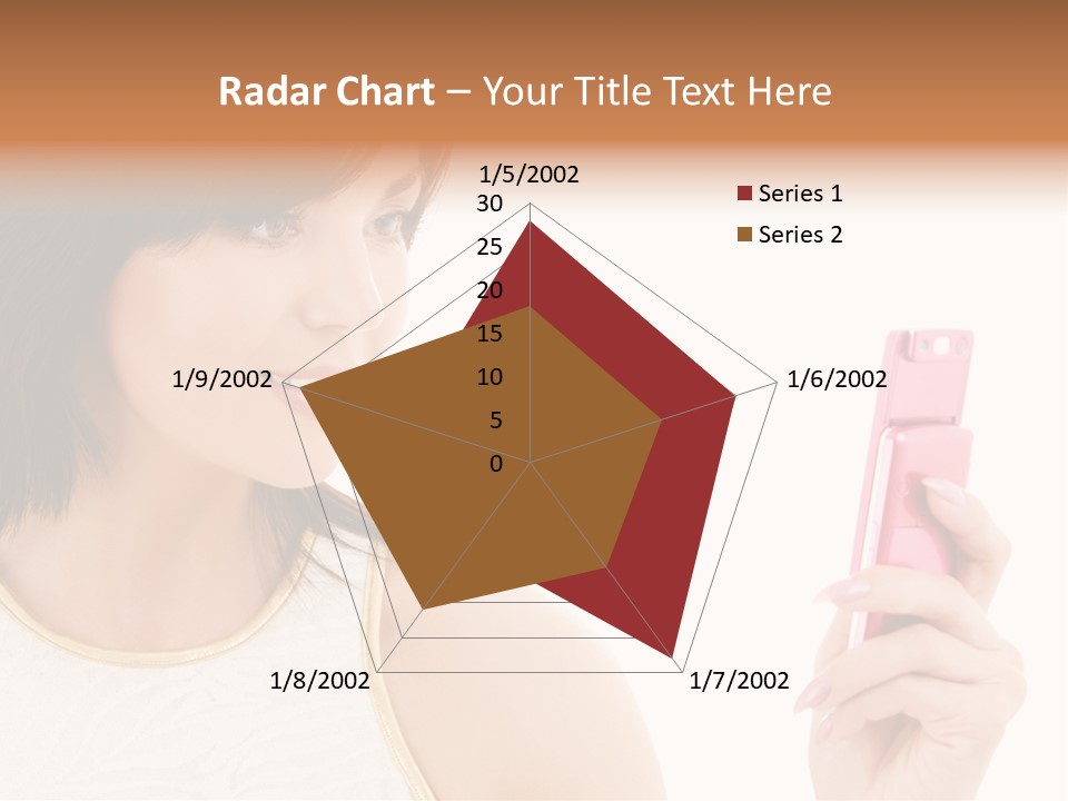 Sms Chatting Pink PowerPoint Template