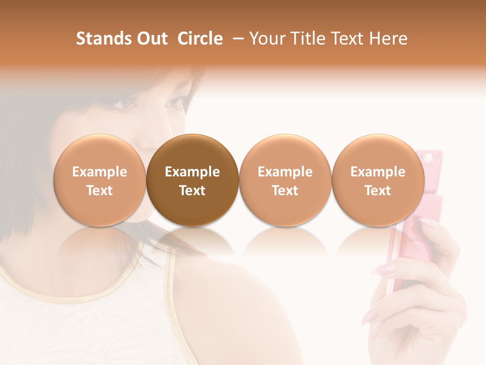 Sms Chatting Pink PowerPoint Template