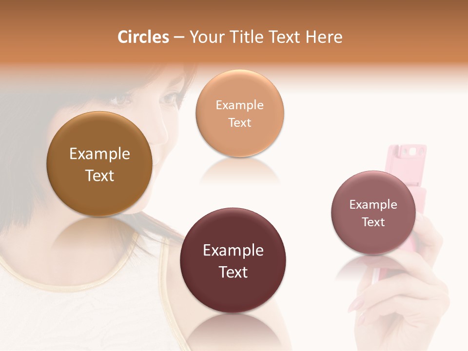 Sms Chatting Pink PowerPoint Template