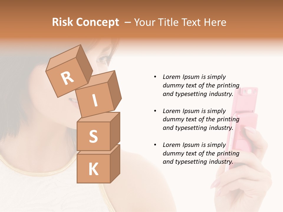 Sms Chatting Pink PowerPoint Template