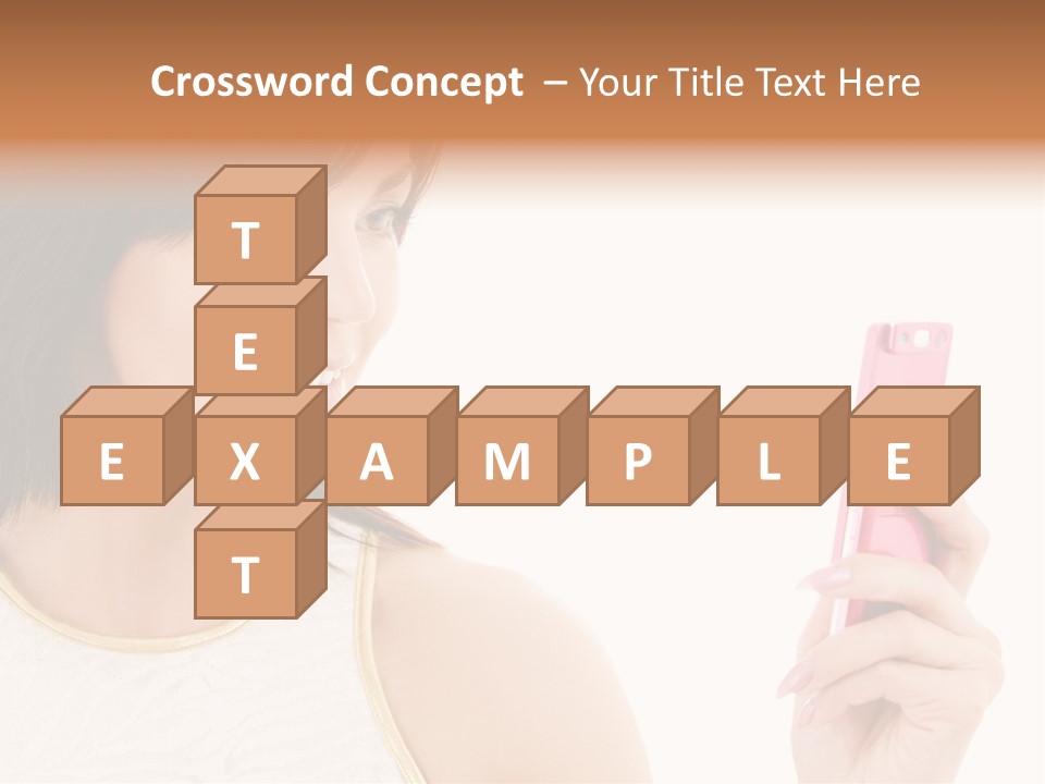 Sms Chatting Pink PowerPoint Template