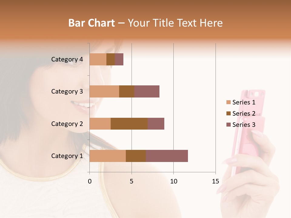 Sms Chatting Pink PowerPoint Template