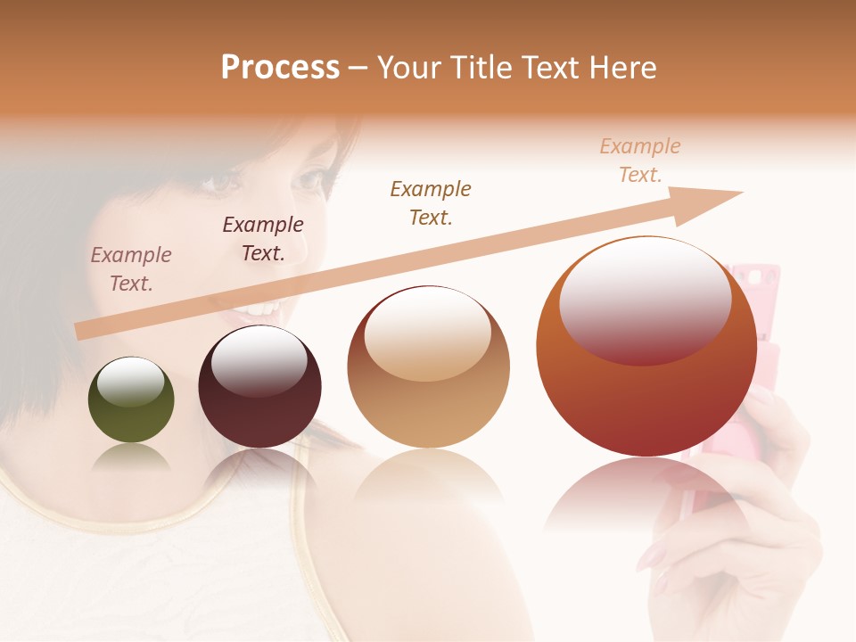 Sms Chatting Pink PowerPoint Template