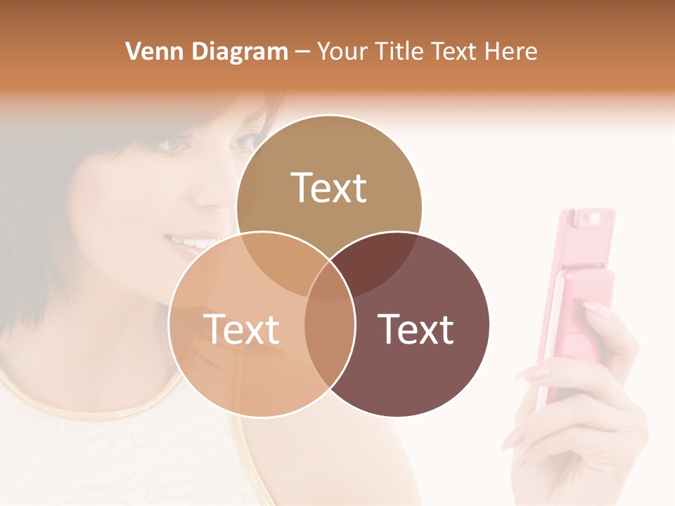 Sms Chatting Pink PowerPoint Template