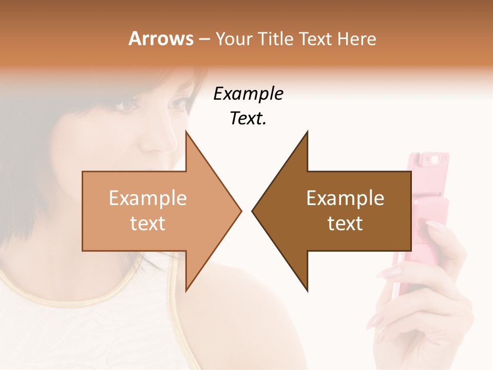 Sms Chatting Pink PowerPoint Template