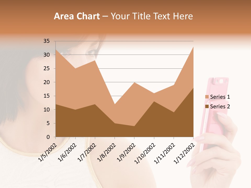 Sms Chatting Pink PowerPoint Template