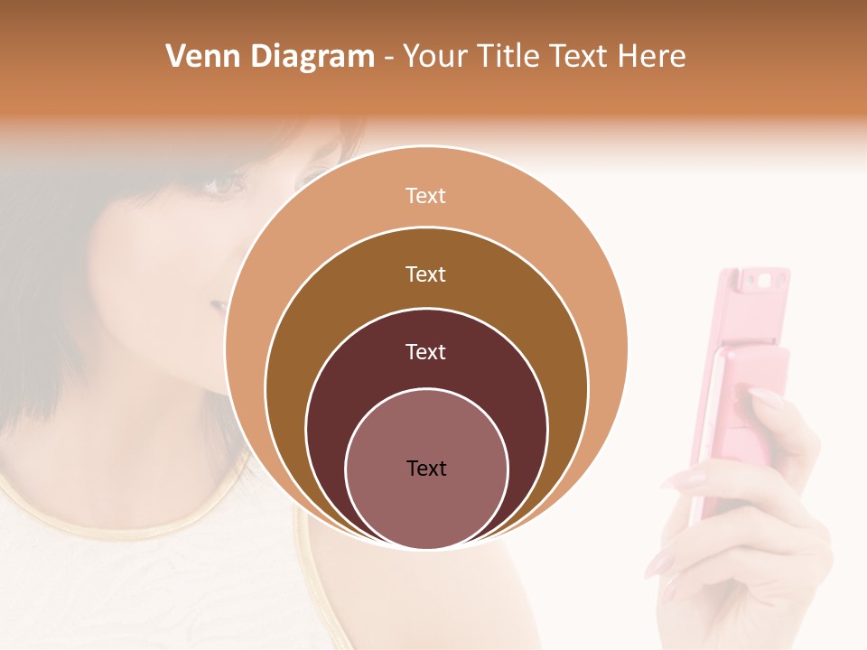 Sms Chatting Pink PowerPoint Template