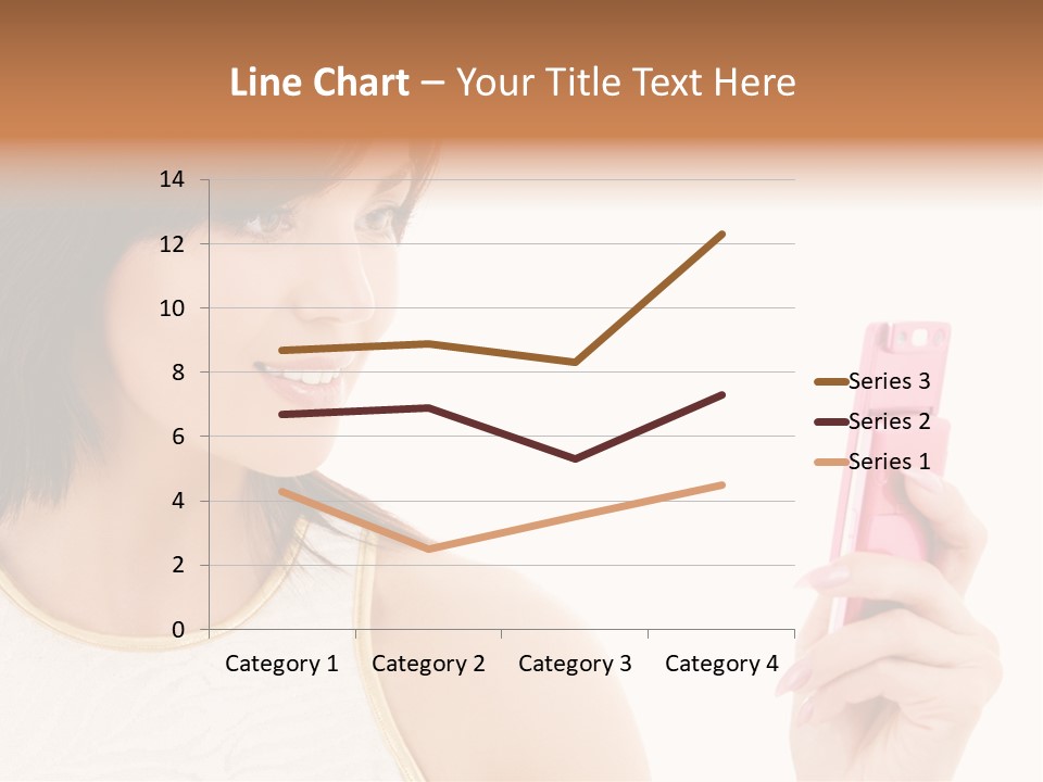 Sms Chatting Pink PowerPoint Template