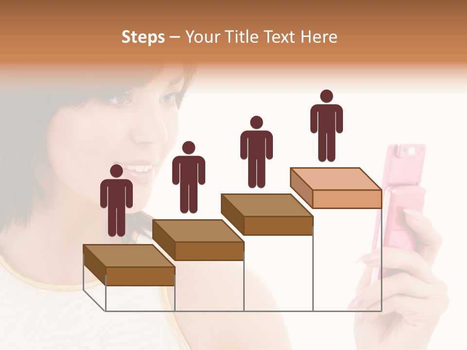 Sms Chatting Pink PowerPoint Template