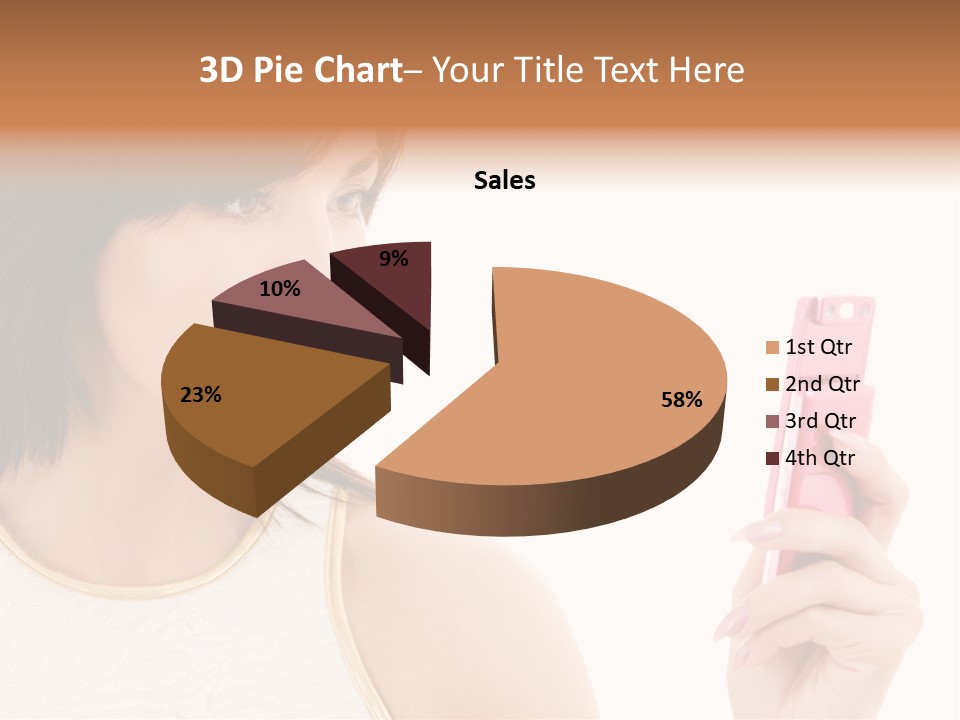 Sms Chatting Pink PowerPoint Template