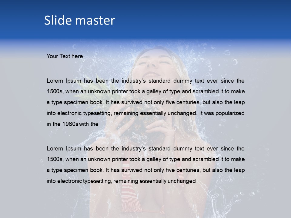 Pumpjack Natural Pump PowerPoint Template