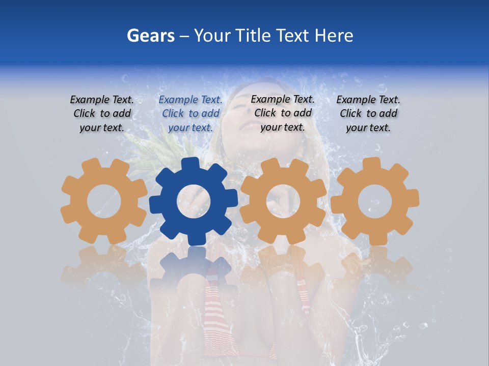 Pumpjack Natural Pump PowerPoint Template