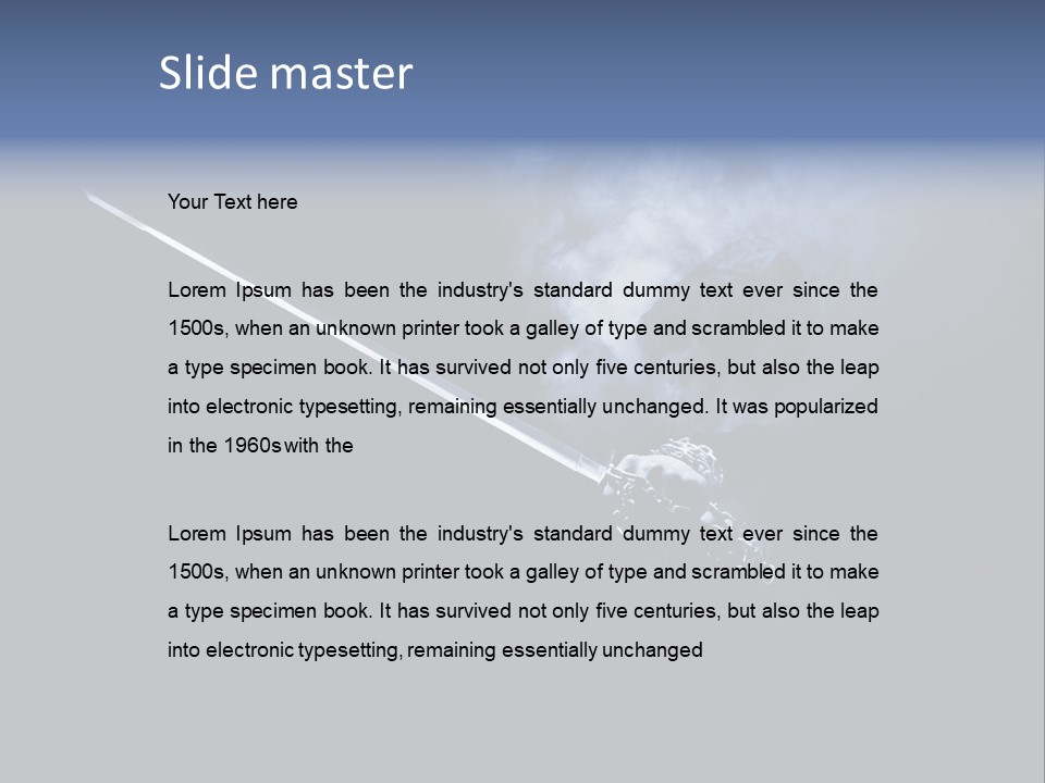 Demon Costume Orient PowerPoint Template