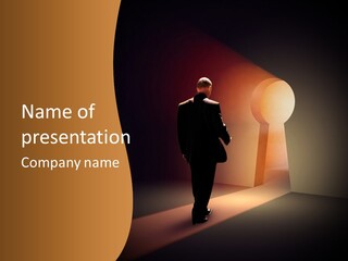 Keyhole First Imaginary PowerPoint Template