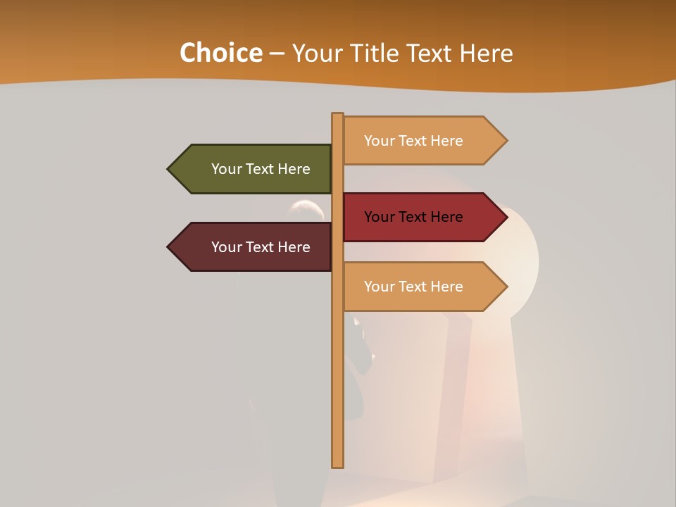 Keyhole First Imaginary PowerPoint Template