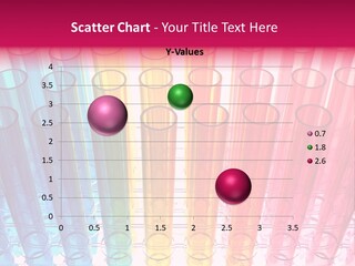 A Group Of Colored Pens With A Pink Background PowerPoint Template