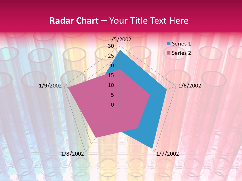 A Group Of Colored Pens With A Pink Background PowerPoint Template