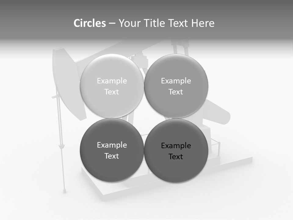 Pumpjack Natural Pump PowerPoint Template