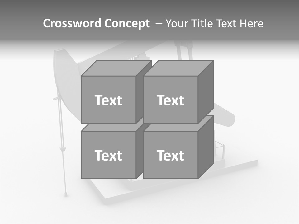 Pumpjack Natural Pump PowerPoint Template
