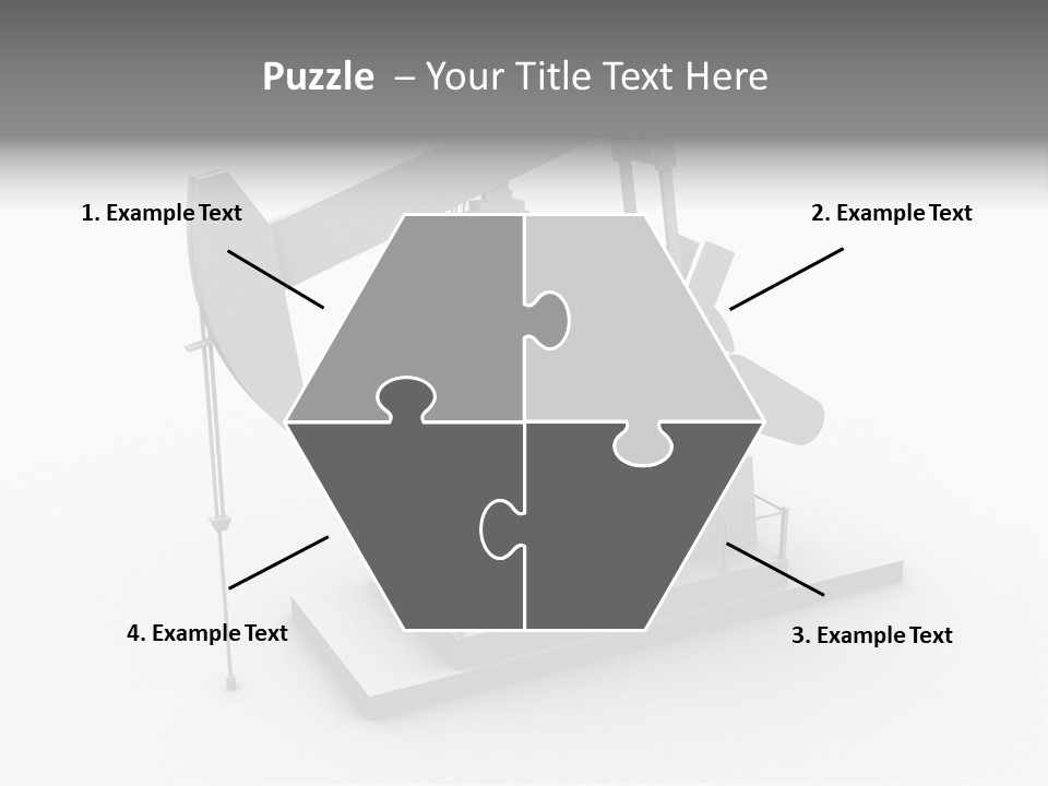 Pumpjack Natural Pump PowerPoint Template