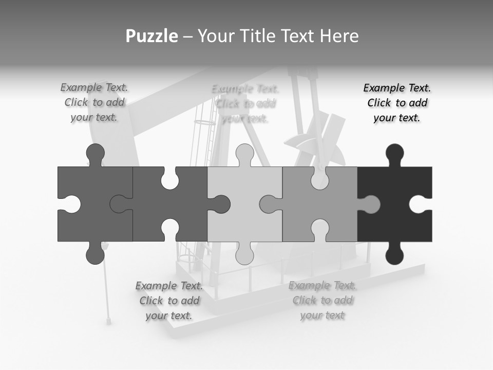 Pumpjack Natural Pump PowerPoint Template