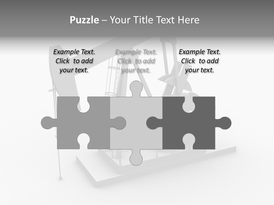 Pumpjack Natural Pump PowerPoint Template