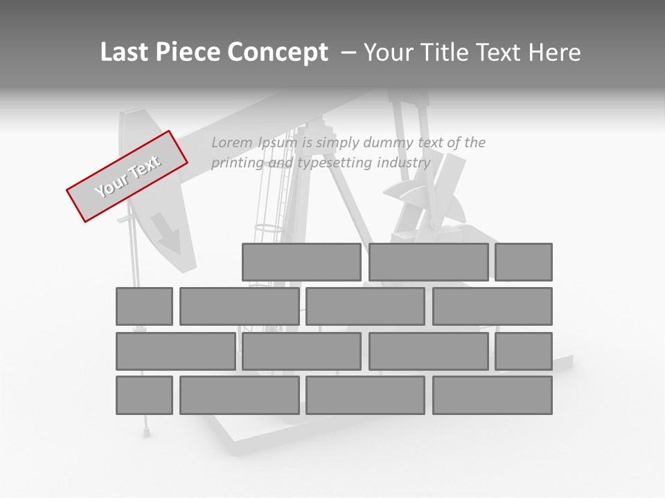 Pumpjack Natural Pump PowerPoint Template