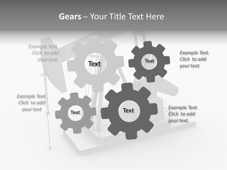 Pumpjack Natural Pump PowerPoint Template