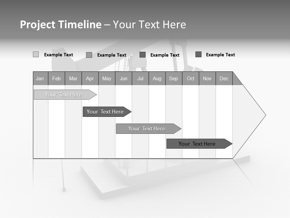 Pumpjack Natural Pump PowerPoint Template