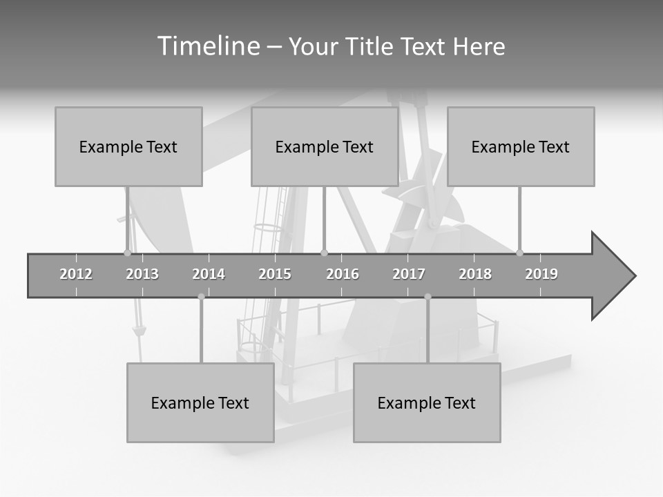 Pumpjack Natural Pump PowerPoint Template