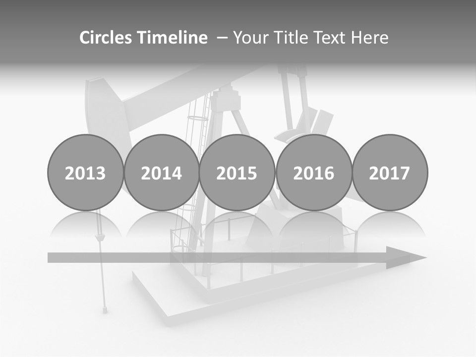 Pumpjack Natural Pump PowerPoint Template