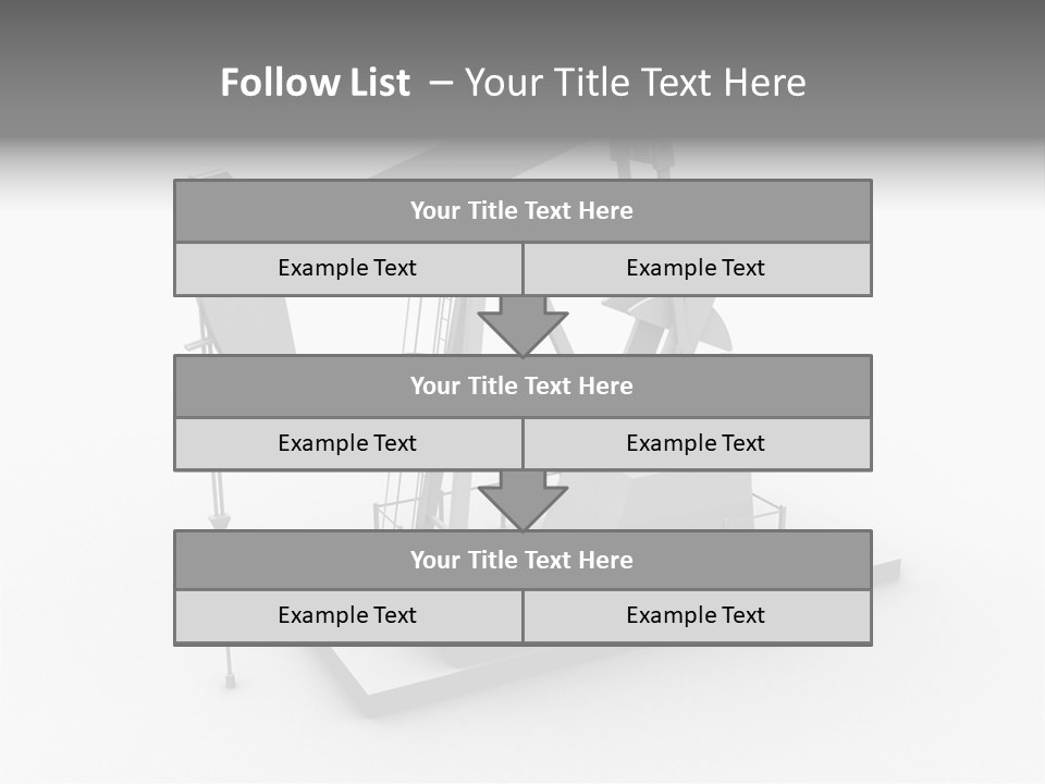 Pumpjack Natural Pump PowerPoint Template
