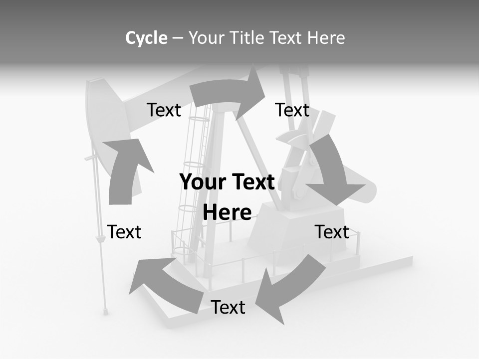 Pumpjack Natural Pump PowerPoint Template