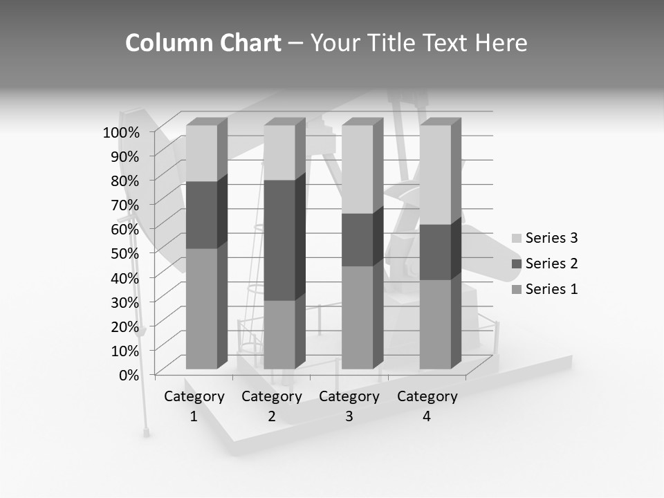 Pumpjack Natural Pump PowerPoint Template