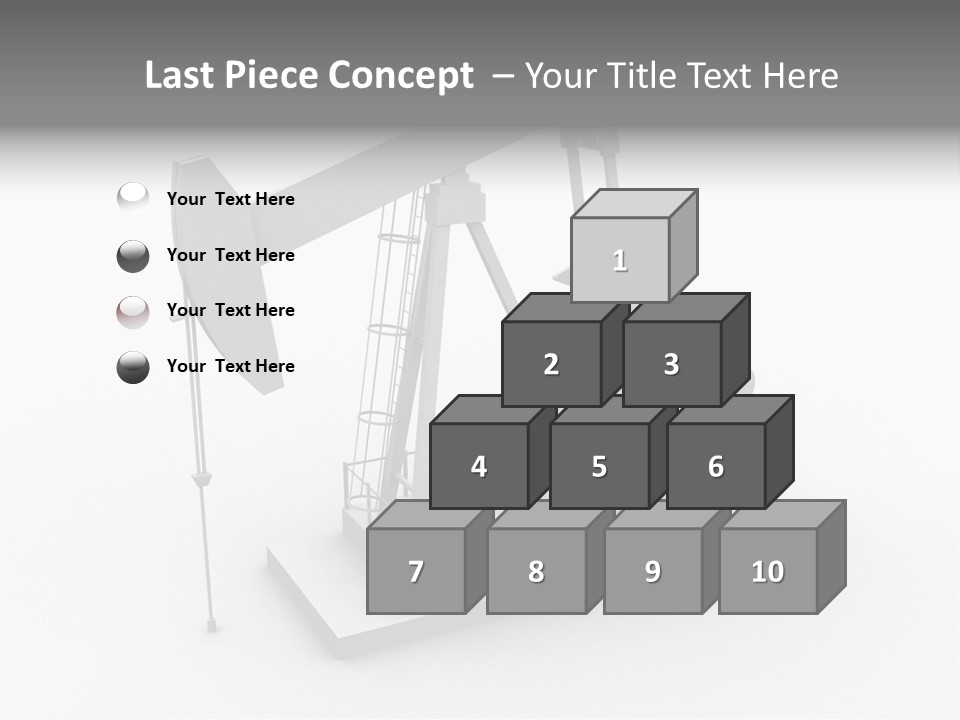 Pumpjack Natural Pump PowerPoint Template