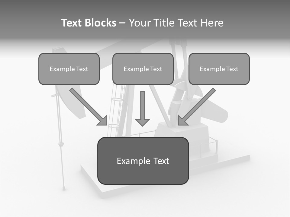 Pumpjack Natural Pump PowerPoint Template
