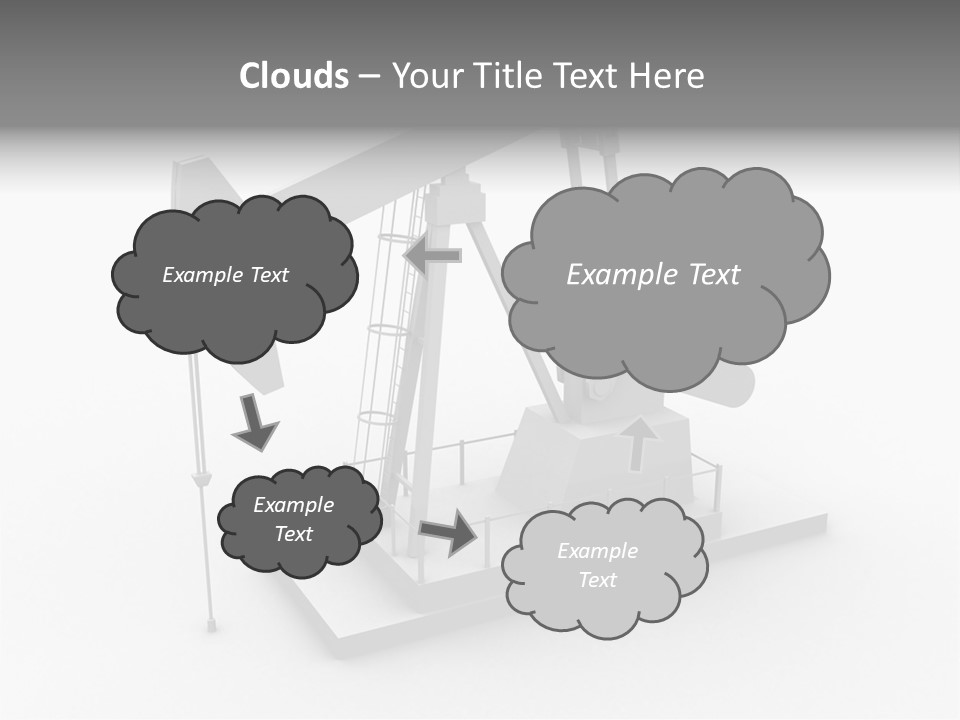 Pumpjack Natural Pump PowerPoint Template