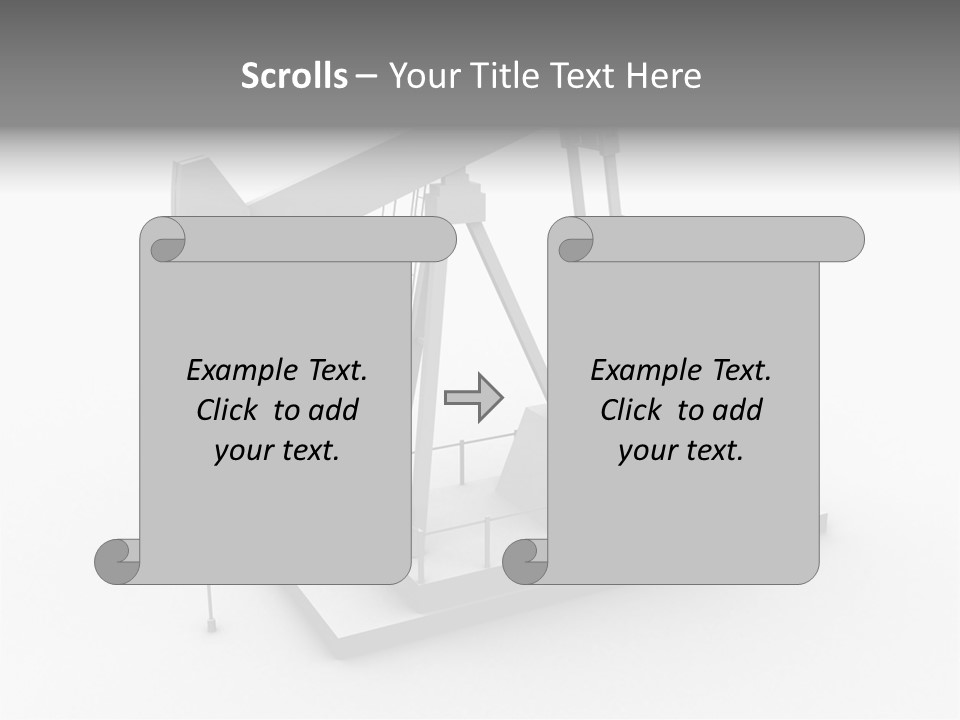 Pumpjack Natural Pump PowerPoint Template