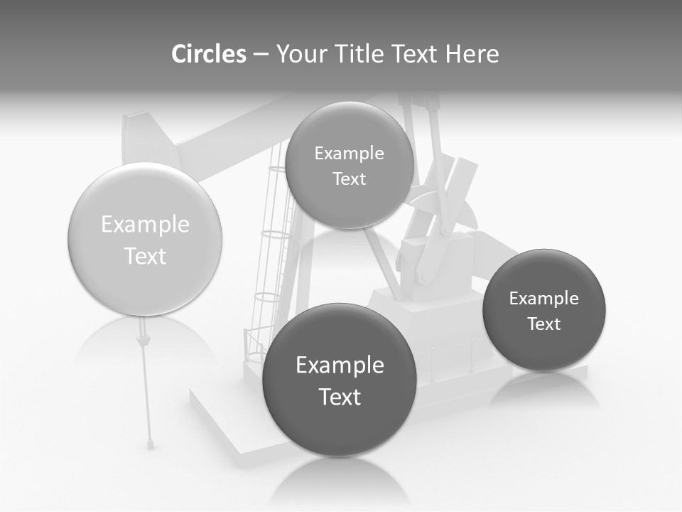 Pumpjack Natural Pump PowerPoint Template