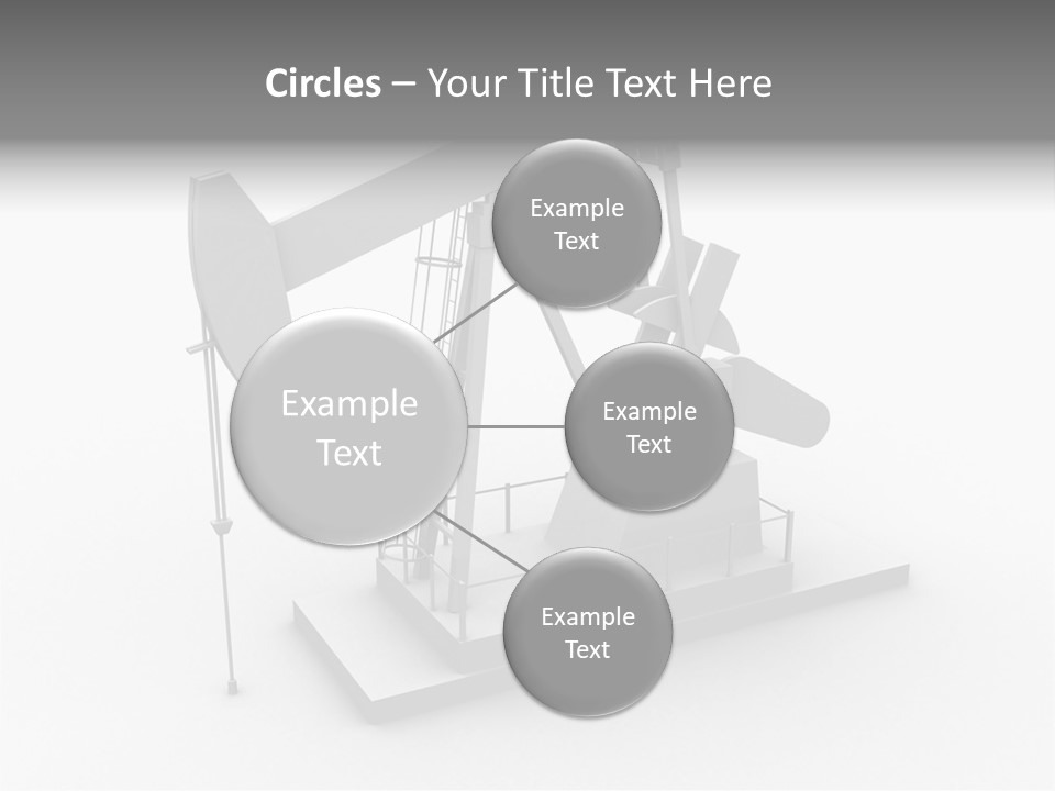 Pumpjack Natural Pump PowerPoint Template