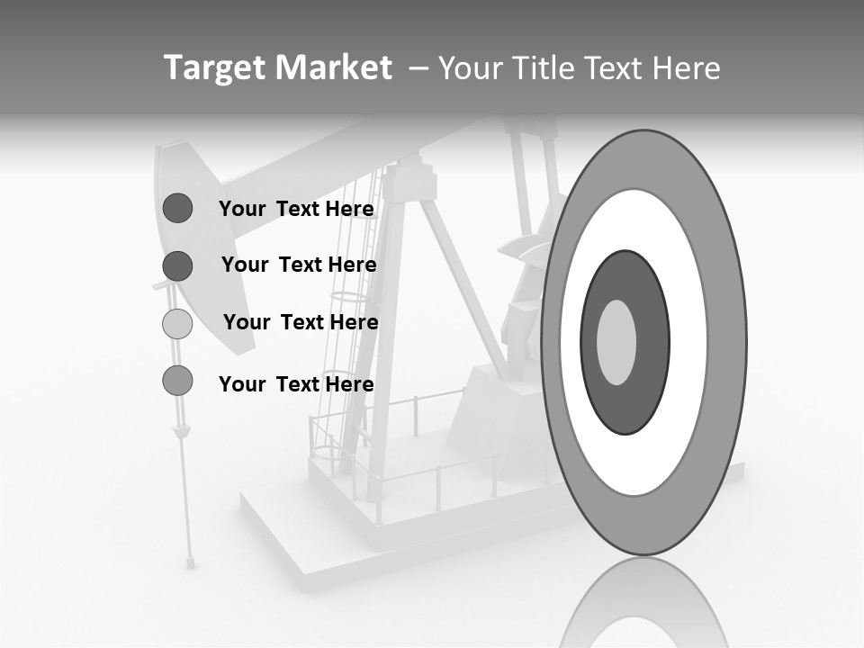 Pumpjack Natural Pump PowerPoint Template