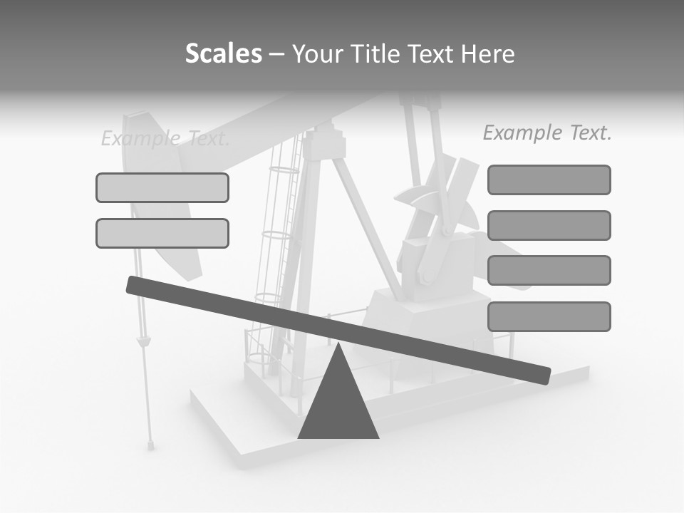 Pumpjack Natural Pump PowerPoint Template