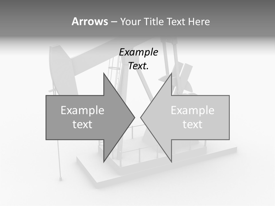 Pumpjack Natural Pump PowerPoint Template