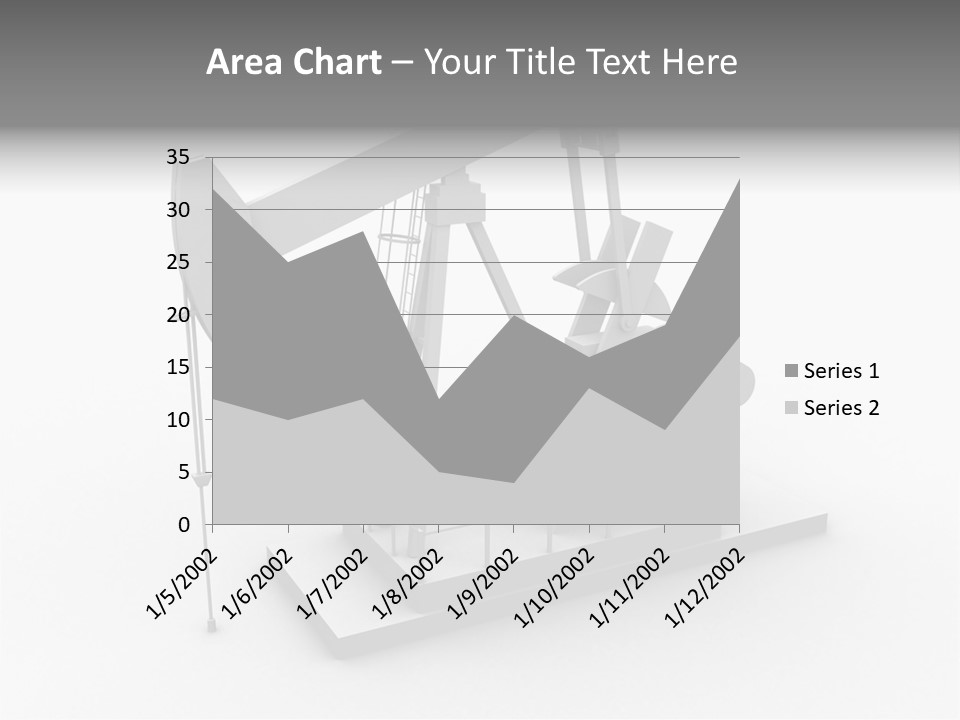 Pumpjack Natural Pump PowerPoint Template