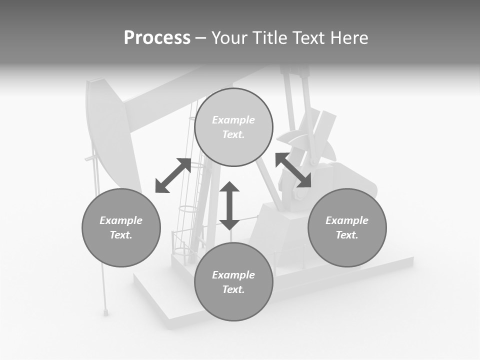 Pumpjack Natural Pump PowerPoint Template