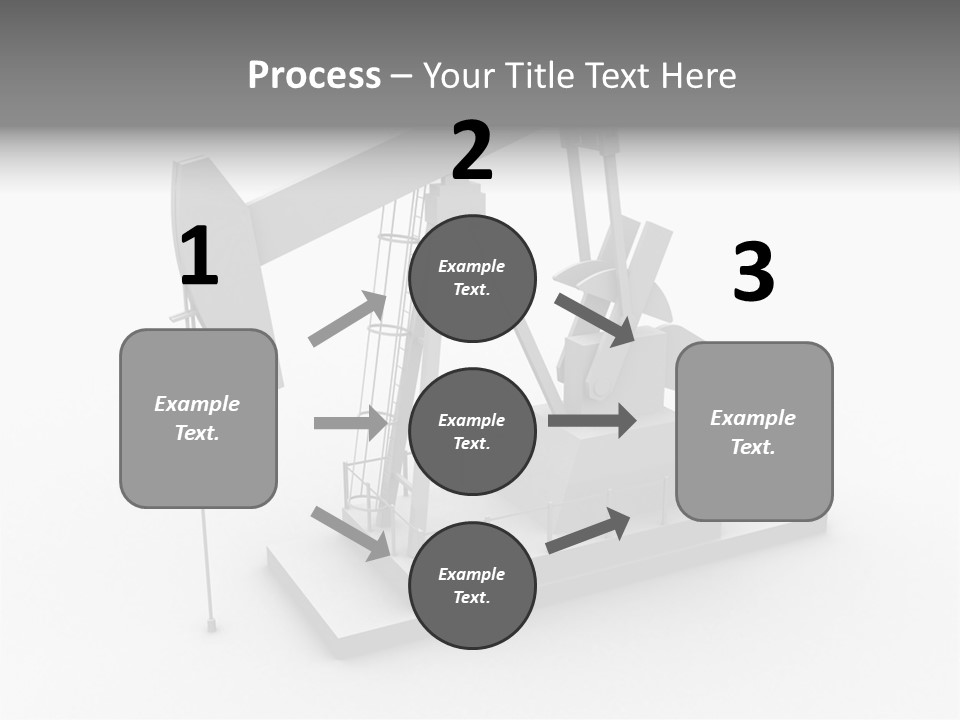 Pumpjack Natural Pump PowerPoint Template